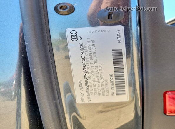 WAUL2AF28MN042346 2021 AUDI A6 Silver 