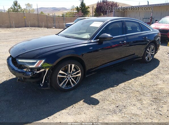 WAUL2AF29KN089138 2019 AUDI A6 Black წინა მარცხენა ხედი სამი მეოთხედიდან