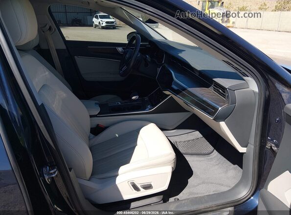 WAUL2AF29KN089138 2019 AUDI A6 Black წინა სალონის ხედი