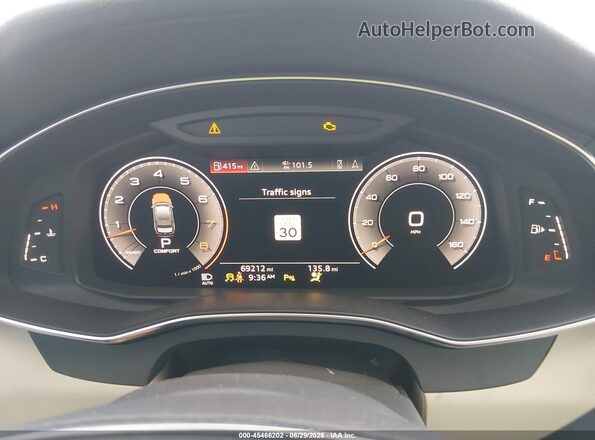 WAUL2AF29KN089138 2019 AUDI A6 Black უკანა სავარძლების ხედი