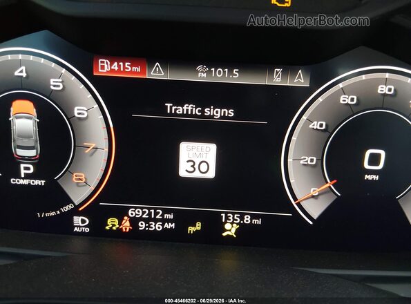 WAUL2AF29KN089138 2019 AUDI A6 Black 