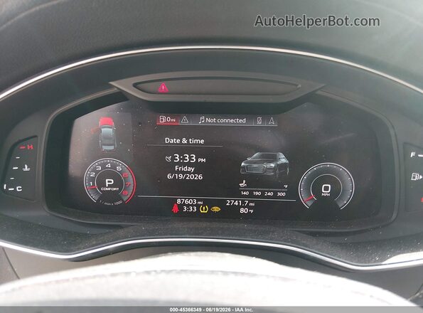 WAUL2AF2XKN034648 2019 AUDI A6 Black Vista de los asientos traseros