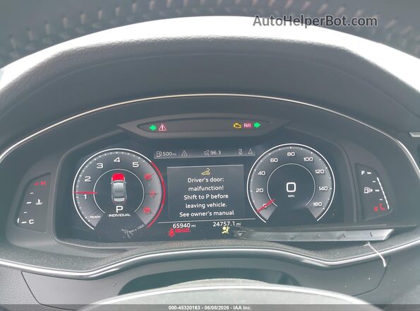 WAUL2AF2XKN039736 2019 AUDI A6 Black Вид задніх сидінь