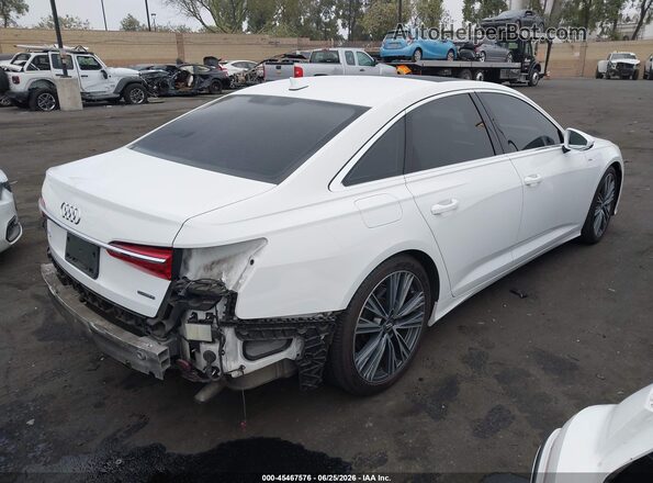 WAUL2AF2XKN095207 2019 AUDI A6 White უკანა მარჯვენა