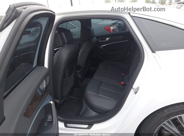 WAUL2AF2XKN095207 2019 AUDI A6 White VIN კოდის სტიკერის ხედი