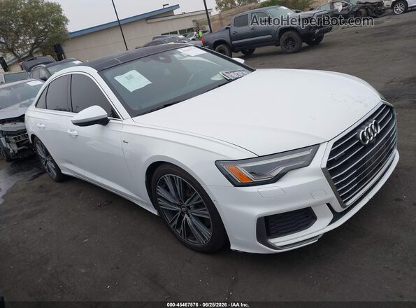 WAUL2AF2XKN095207 2019 AUDI A6 White სალონის 360-გრადუსიანი ხედი