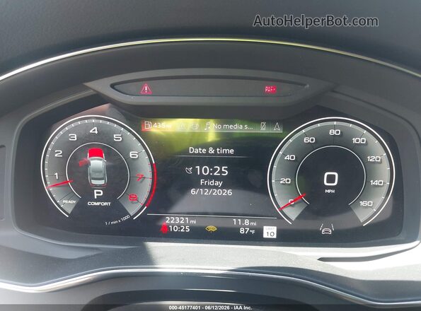 WAUL2BF23RN000843 2024 AUDI A6 Blue Widok tylnych siedzeń