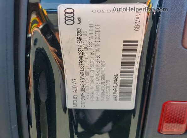 WAULMAF47JA044667 2018 AUDI A4 Brown 