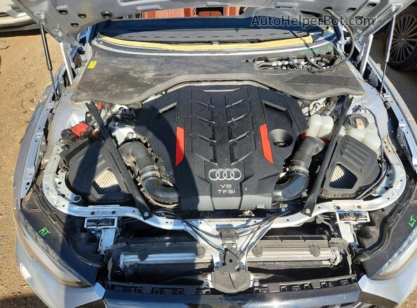 WAULSAF82RN008849 2024 AUDI S8 Silver Rear interior view