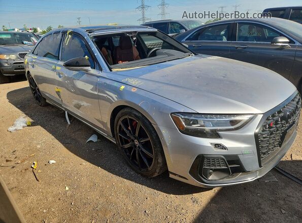 WAULSAF82RN008849 2024 AUDI S8 Silver Front right