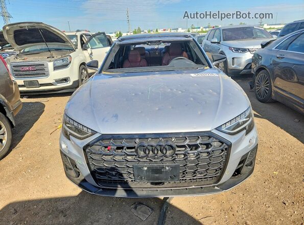 WAULSAF82RN008849 2024 AUDI S8 Silver Front view