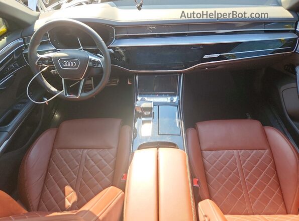 WAULSAF82RN008849 2024 AUDI S8 Silver Dashboard view