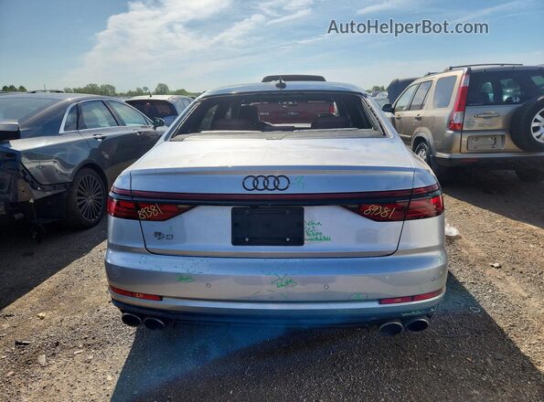 WAULSAF82RN008849 2024 AUDI S8 Silver Rear view