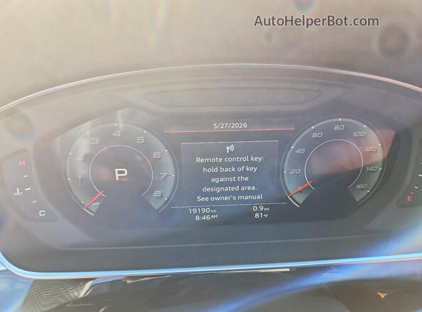 WAULSAF82RN008849 2024 AUDI S8 Silver Instrument cluster view