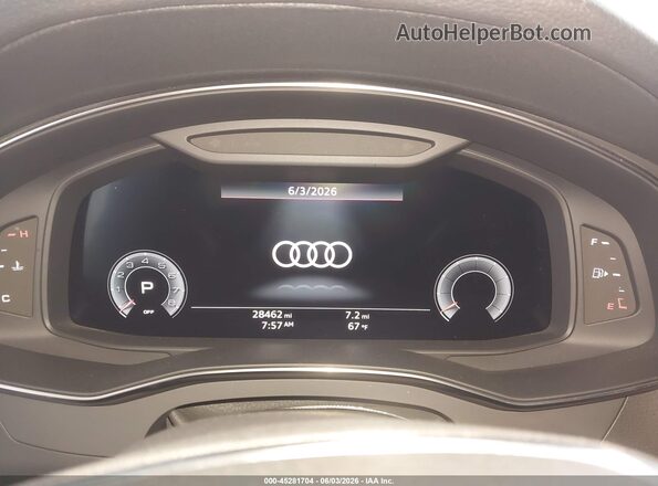 WAUM2AF20KN088318 2019 AUDI A6 Gray Вид задніх сидінь