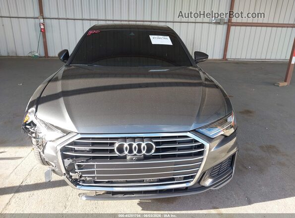 WAUM2AF20KN088318 2019 AUDI A6 Gray Вид задньої частини салону