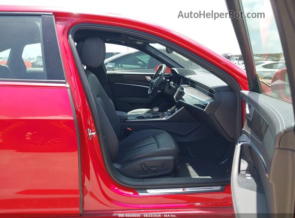 WAUM2AF20LN088420 2020 AUDI A6 Red წინა სალონის ხედი