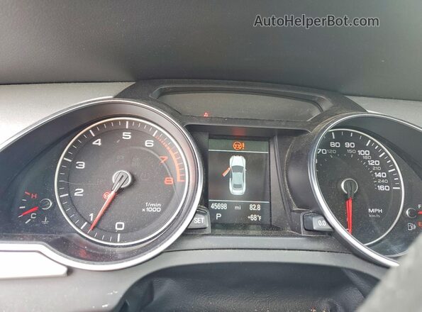 WAUM2AFH9GN007862 2016 AUDI A5 Белый Вид щитка приборов