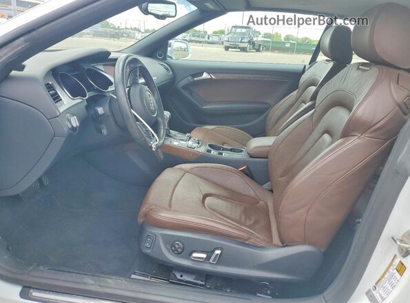 WAUM2AFH9GN007862 2016 AUDI A5 Белый Вид салона спереди