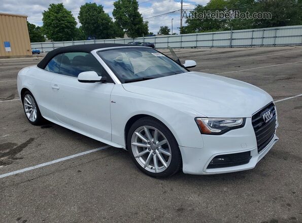 WAUM2AFH9GN007862 2016 AUDI A5 Белый Передняя правая четверть