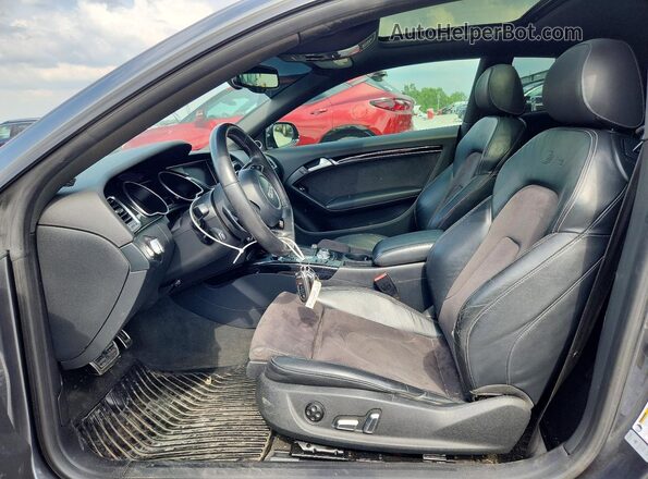 WAUM2AFR3GA008182 2016 AUDI A5 Gray Widok wnętrza z przodu