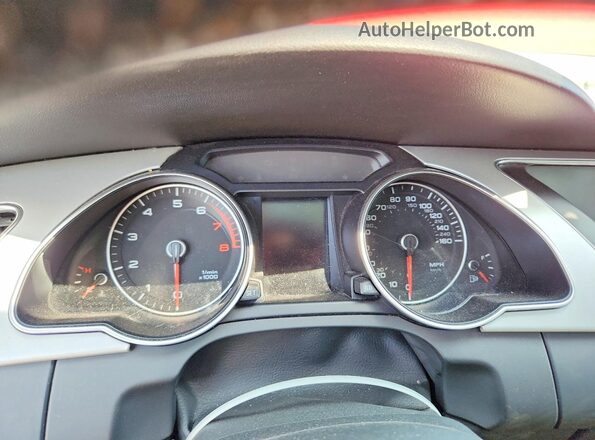WAUM2AFR6GA027857 2016 AUDI A5 Red Вид щитка приладів