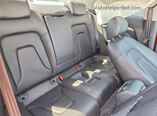 WAUM2AFR6GA027857 2016 AUDI A5 Red Вид задніх сидінь