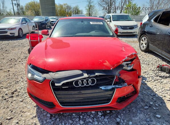 WAUM2AFR6GA027857 2016 AUDI A5 Red Вид спереду