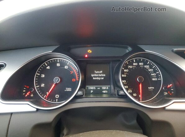 WAUM2AFR8GA045373 2016 AUDI A5 White Vista del cuadro de instrumentos