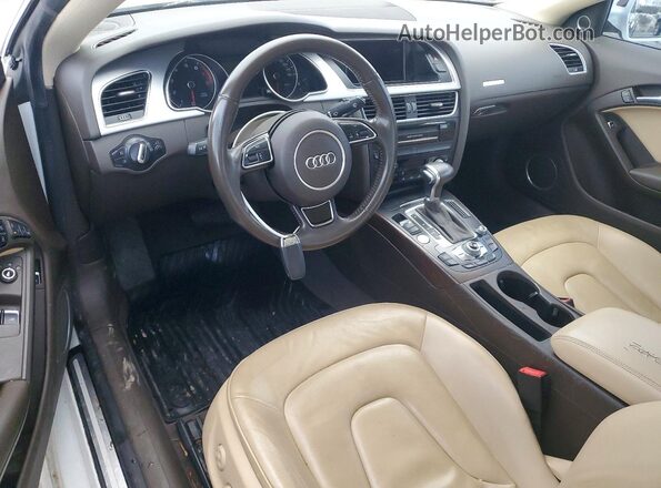 WAUM2AFR8GA045373 2016 AUDI A5 White Vista del salpicadero