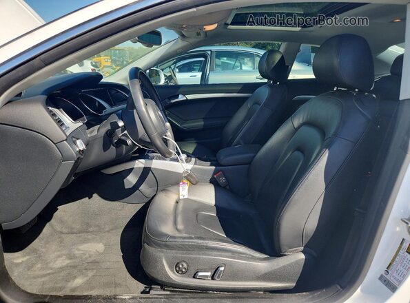 WAUM2AFR9GA046970 2016 AUDI A5 White Widok wnętrza z przodu