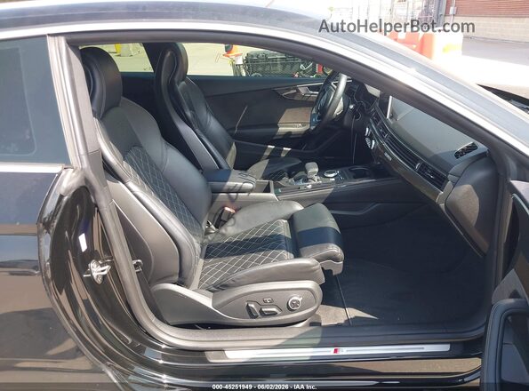 WAUP4AF57JA002929 2018 AUDI S5 Черный Вид салона спереди
