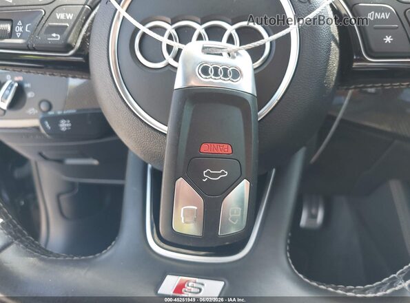 WAUP4AF57JA002929 2018 AUDI S5 Черный Вид панели приборов