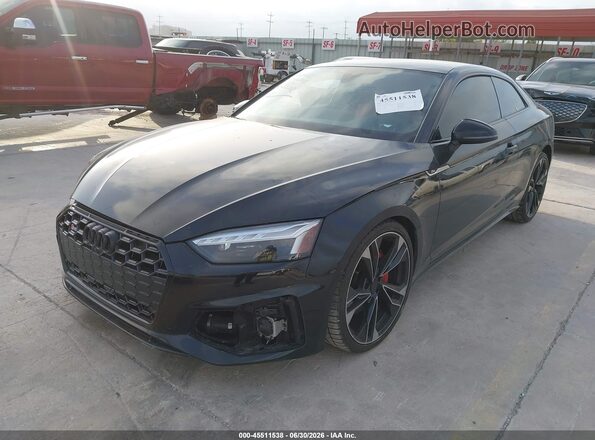 WAUP4AF5XLA002202 2020 AUDI S5 Черный Передняя левая четверть