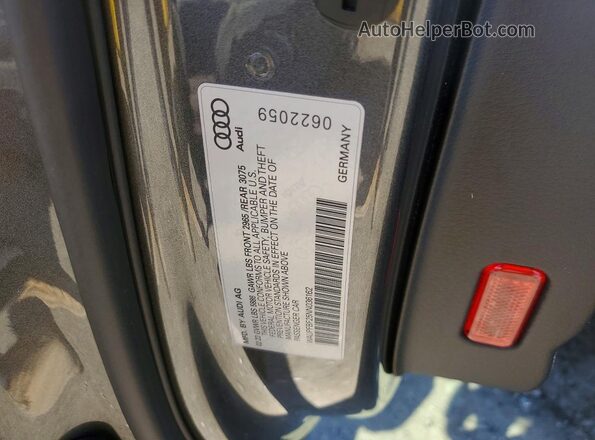 WAUPFBF25NN036162 2022 AUDI S7 Gray ძრავის განყოფილების ხედი