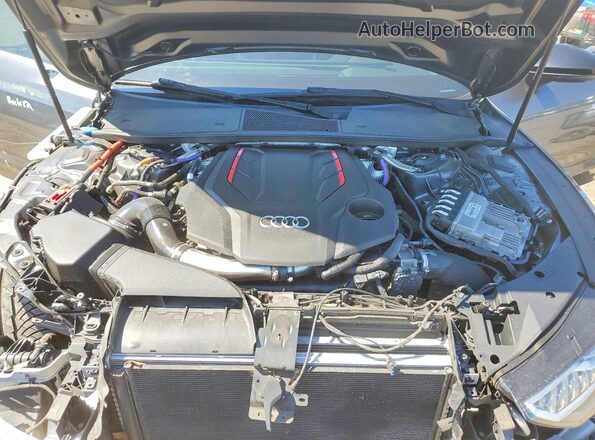 WAUPFBF25NN036162 2022 AUDI S7 Gray უკანა სალონის ხედი