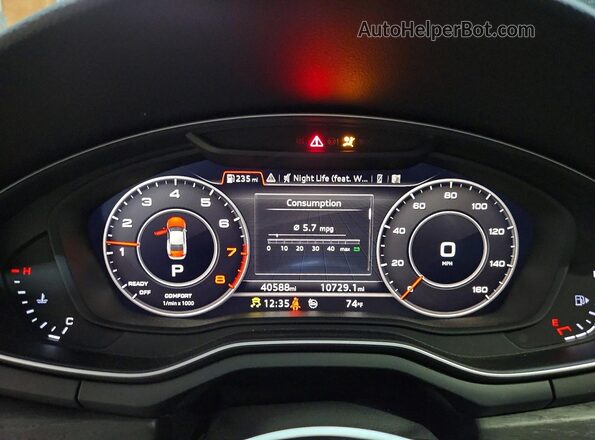 WAUPNAF55JA051348 2018 AUDI A5 Black 