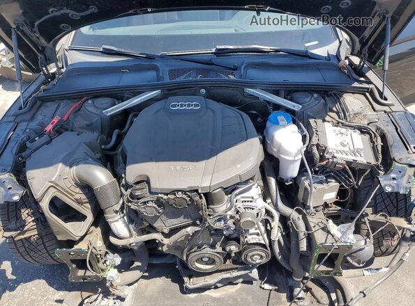WAUPNAF56JA001252 2018 AUDI A5 Black Widok wnętrza z tyłu