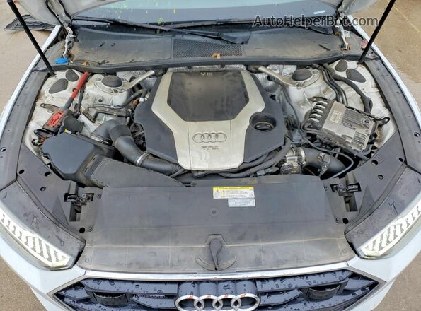 WAUR2AF23KN054878 2019 AUDI A7 White Widok wnętrza z tyłu