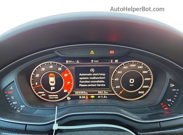 WAUR4AF52JA002250 2018 AUDI S5 Gray Սարքավորումների վահանակի տեսք