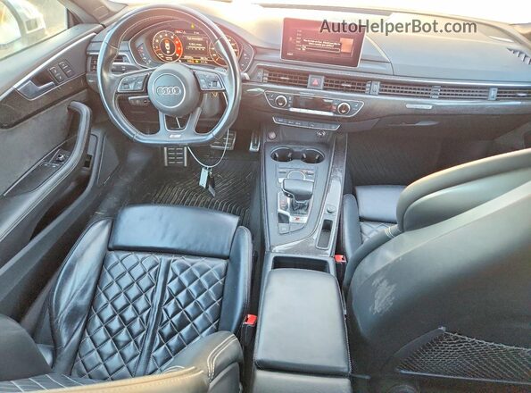 WAUR4AF52JA002250 2018 AUDI S5 Gray Առջևի վահանակի տեսք