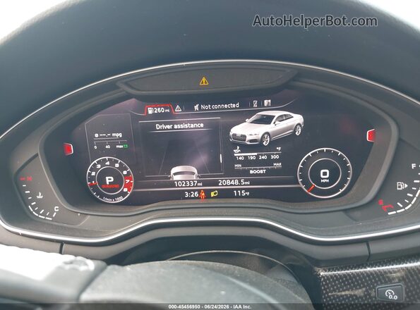 WAUR4AF55KA022851 2019 AUDI S5 Gray Вид задніх сидінь