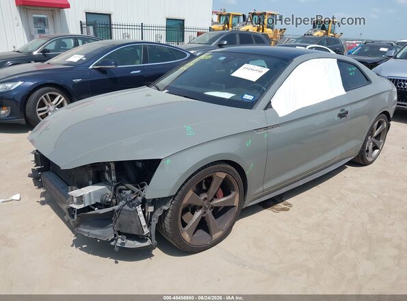 WAUR4AF55KA022851 2019 AUDI S5 Gray Передня ліва чверть