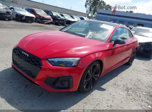 WAUR4AF56NA041039 2022 AUDI S5 Red Przód lewy
