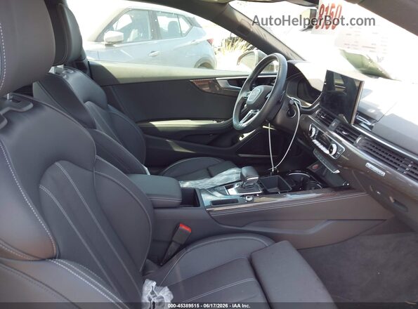 WAUR4AF56NA041039 2022 AUDI S5 Red Widok wnętrza z przodu