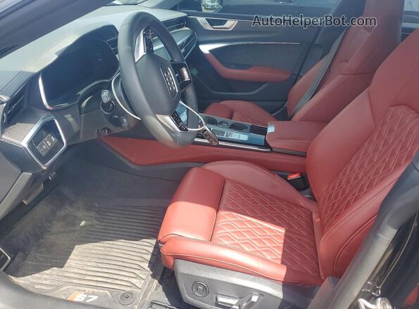 WAURFBF25SN006759 2025 AUDI S7 Black წინა სალონის ხედი
