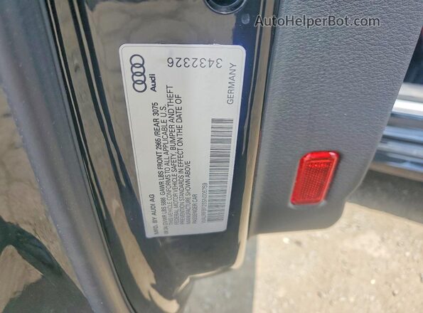 WAURFBF25SN006759 2025 AUDI S7 Black ძრავის განყოფილების ხედი
