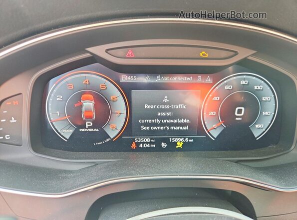 WAUS2AF28KN028892 2019 AUDI A7 Gray Widok zestawu wskaźników