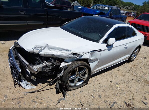 WAUSAAF55NA022430 2022 AUDI A5 White Przód lewy