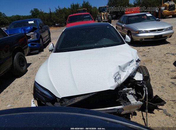 WAUSAAF55NA022430 2022 AUDI A5 White Widok zestawu wskaźników